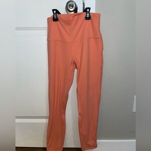 Peach High-Waisted Leggings